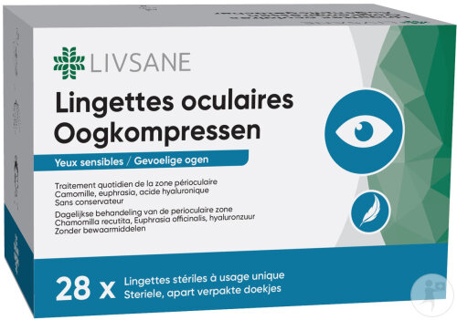 Livsane Augen Reinigungstücher 28 Stück