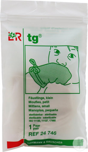 Lohmann & Rauscher Tg Fäustling Fertigverband Klein Für Säugling 1 Paar