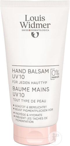 Louis Widmer Handbalsam UV10 Ohne Parfüm Tube 75ml