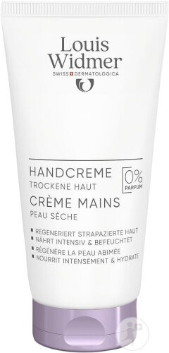 Louis Widmer Handcreme Trockene Haut Ohne Parfüm Tube 75ml