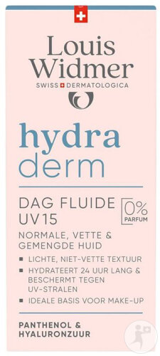 Louis Widmer Hydraderm Tagesfluid SPF15 Parfümfrei Tube 50ml