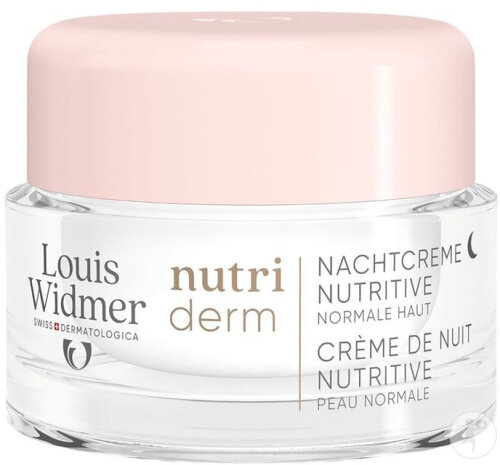 Louis Widmer Nutriderm Nutritive Nachtcreme Ohne Parfüm Tiegel 50ml