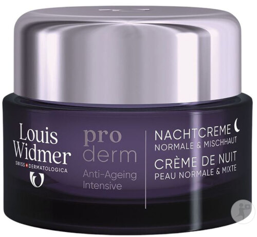 Louis Widmer Proderm Anti-Ageing Intensive Nachtcreme Tiegel 50ml