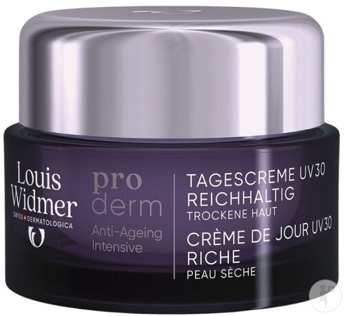 Louis Widmer Proderm Tagescreme SPF30 Reichhaltig Ohne Parfum Tiegel 50ml