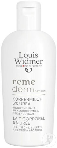 Louis Widmer Remederm Körpermilch Für trockene Haut 5% Urea Flasche 200ml