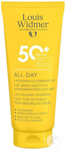 Louis Widmer Sun All Day SPF50+ Ohne Parfüm Vorteilhaftes Format Tube 200ml