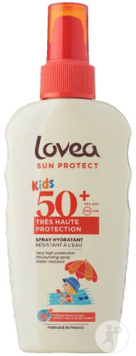 Lovea Feuchtigkeitsspray SPF50+ Sehr Hoher Schutz Kids 150ml
