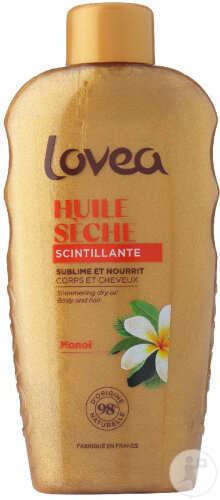 Lovea Schimmerndes Trockenöl Monoï De Tahiti Flasche 150ml