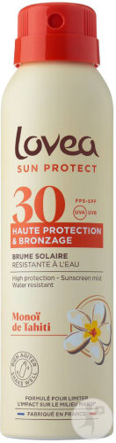 Lovea Sonnennebel SPF30 Hoher Schutz & Bräune Monoï De Tahiti 150ml