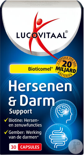 Lucovitaal Gehirn- & Darmunterstützung Bioticomel 30 Kapseln