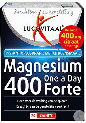 Lucovitaal Magnesium 400 Forte Pulver 20 Beutel
