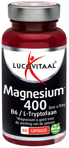 Lucovitaal Magnesium 400 L-Tryptophan 60 Kapseln
