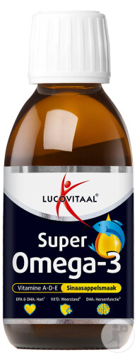Lucovitaal Omega 3 Sirup Orangen-Geschmack Flasche 125ml
