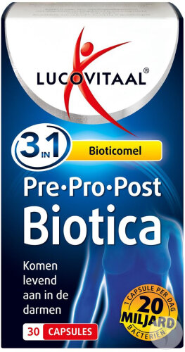 Lucovitaal Bioticomel Pre-Pro-Post Biotica 30 Kapseln
