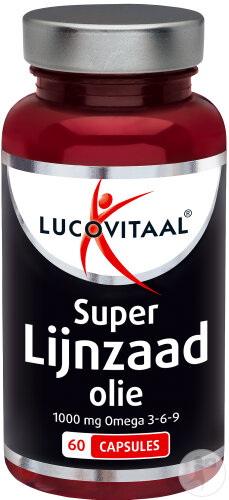Lucovitaal Super Leinöl 1000mg Omega 3-6-9 60 Stück
