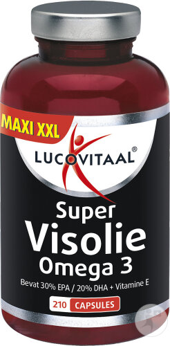 Lucovitaal Super Fischöl Omega 3 Maxi XXL 210 Kapseln