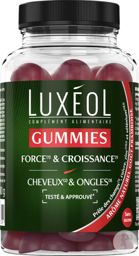 Luxéol Gummies Kraft Und Wachstum Ohne Zucker Haare Und Nägel 60 Gummis