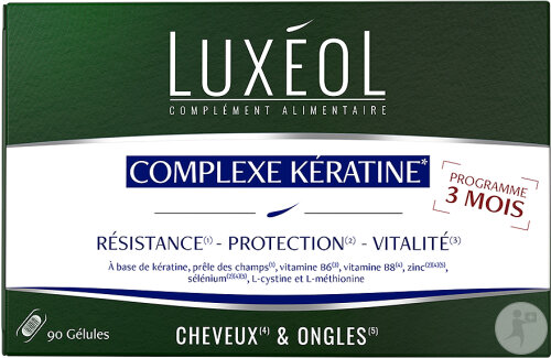 Luxéol Keratin-Komplex Haare Und Nägel 90 Kapseln