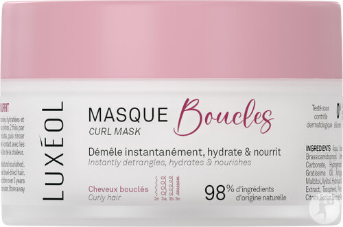 Luxéol Lockenmaske Lockiges Haar Tiegel 200ml