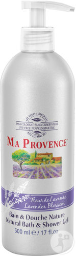 Ma Provence Natürliches Bade Und Duschgel Lavendelblüte Pumpflasche 500ml