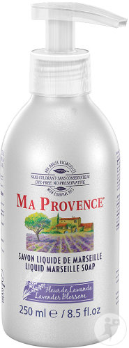 Ma Provence Marseiller Flüssigseife Lavendelblüte Pumpflasche 250ml
