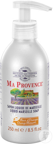 Ma Provence Marseiller Flüssigseife Orangenblüte Pumpflasche 250ml