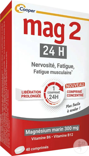 Mag2 24H Nervosität Müdigkeit Und Muskelermüdung 40 Tabletten