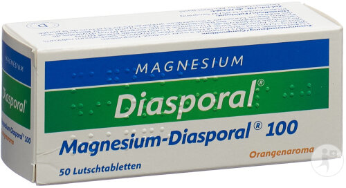 Magnesium Diasporal 100mg Orangengeschmack 50 Lutschtabletten