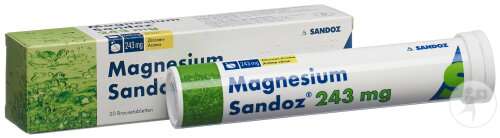 Magnesium Sandoz 243mg 20 Brausetabletten