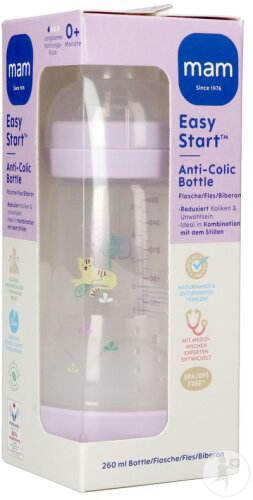 Mam Easy Start Anti-Kolik Flasche Matt Lila 260ml