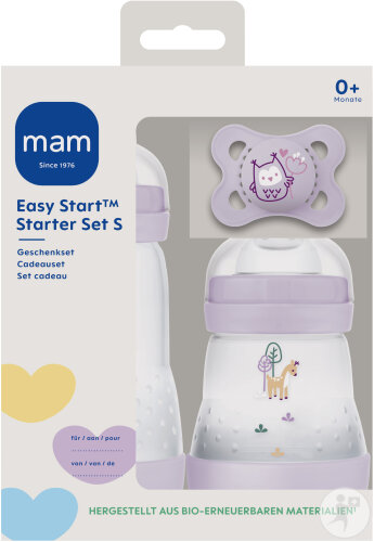 Mam Starter Set Easy Start Pure S Lilac 3 Produkte