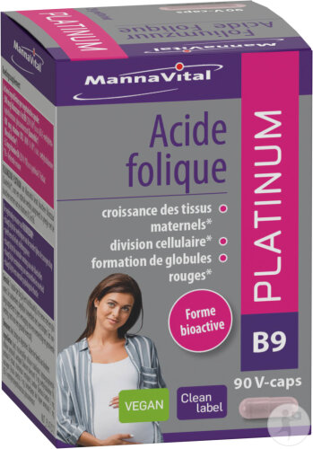 Mannavital Folsäure Platinum 90 Kapseln