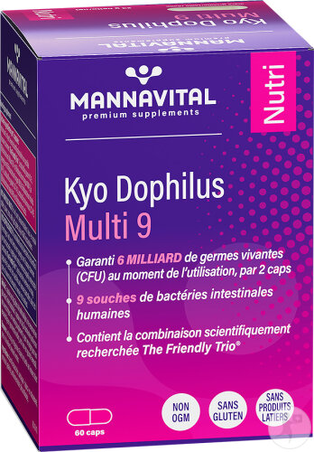 Mannavital Kyodophilus Multi 9 60 Kapseln