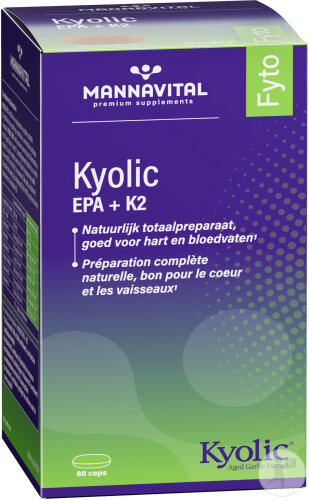 MannaVital Kyolic EPA + K2 Kapseln 80