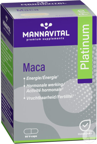 Mannavital Maca Platinum 60 Pflanzliche Kapseln