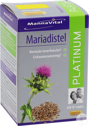 Mannavital Mariadistel Platinum 60 Pflanzliche Kapseln