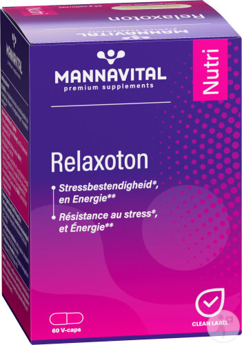 Mannavital Relaxoton Stressresistenz Und Energie 60 Tabletten