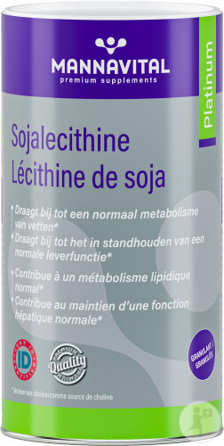 Mannavital Soja-Lecithin Granulat Platinum Tiegel 500g