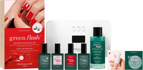 Manucurist Green Flash Kit Poppy Red/Hortencia