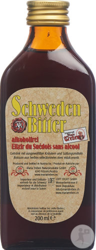 Maria Treben Schwedenbitter Ohne Alkohol Flasche 500ml