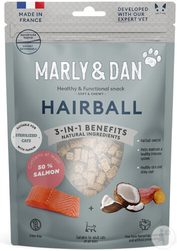 Marly Dan Soft Chewy Katze Haarballen 40g
