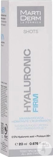 Martiderm Shot Hyaluronic Firm Alle Hauttypen 20ml