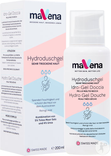 Mavena Hydroduschgel Sehr Trockene Haut Flasche 200ml