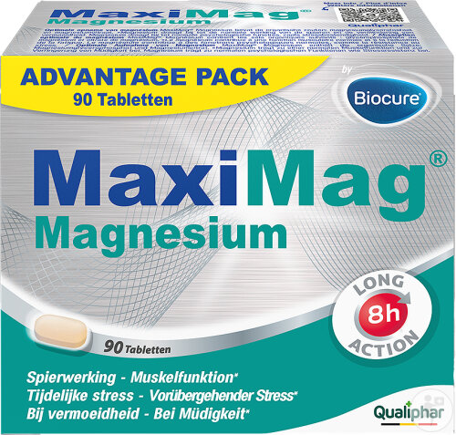 Maximag Magnesium Muskel­funktion Vorübergehender Stress Und Müdigkeit 90 Tabletten