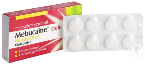 Mebucaïne Dolo Lutschtabletten 8,75mg Honig Zitrone 16 Stück