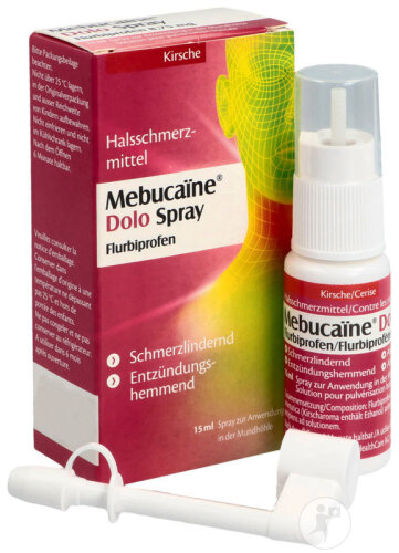 Mebucaïne Dolo Spray 8,75mg Flasche 15ml