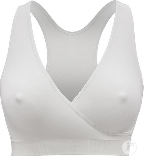 Medela Keep Cool Sleep Still-Und Schwangerschafts-BH Nachtwäsche Weiß XXL 1 Stück