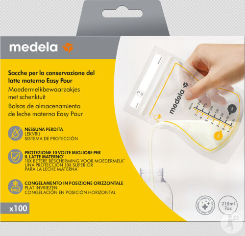 Medela Muttermilchbeutel 210ml Schachtel 100 Stück