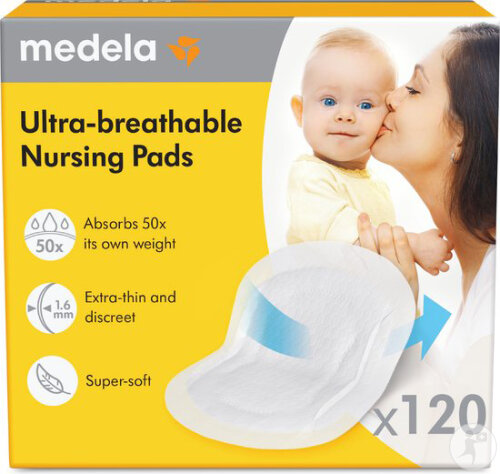 Medela Ultra-Atmungsaktive Stilleinlagen 120 Stück