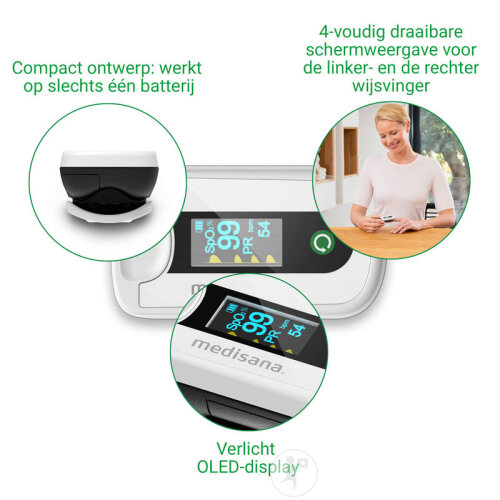 Medisana PM 180 Pulsoximeter 1 Stück
